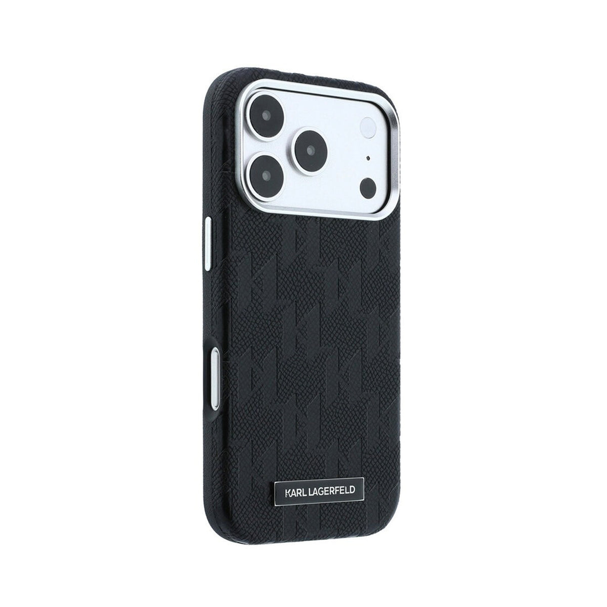 KARL LAGERFELD Funda para iPhone 17 Pro/18 Pro Compatible con MagSafe, Negro