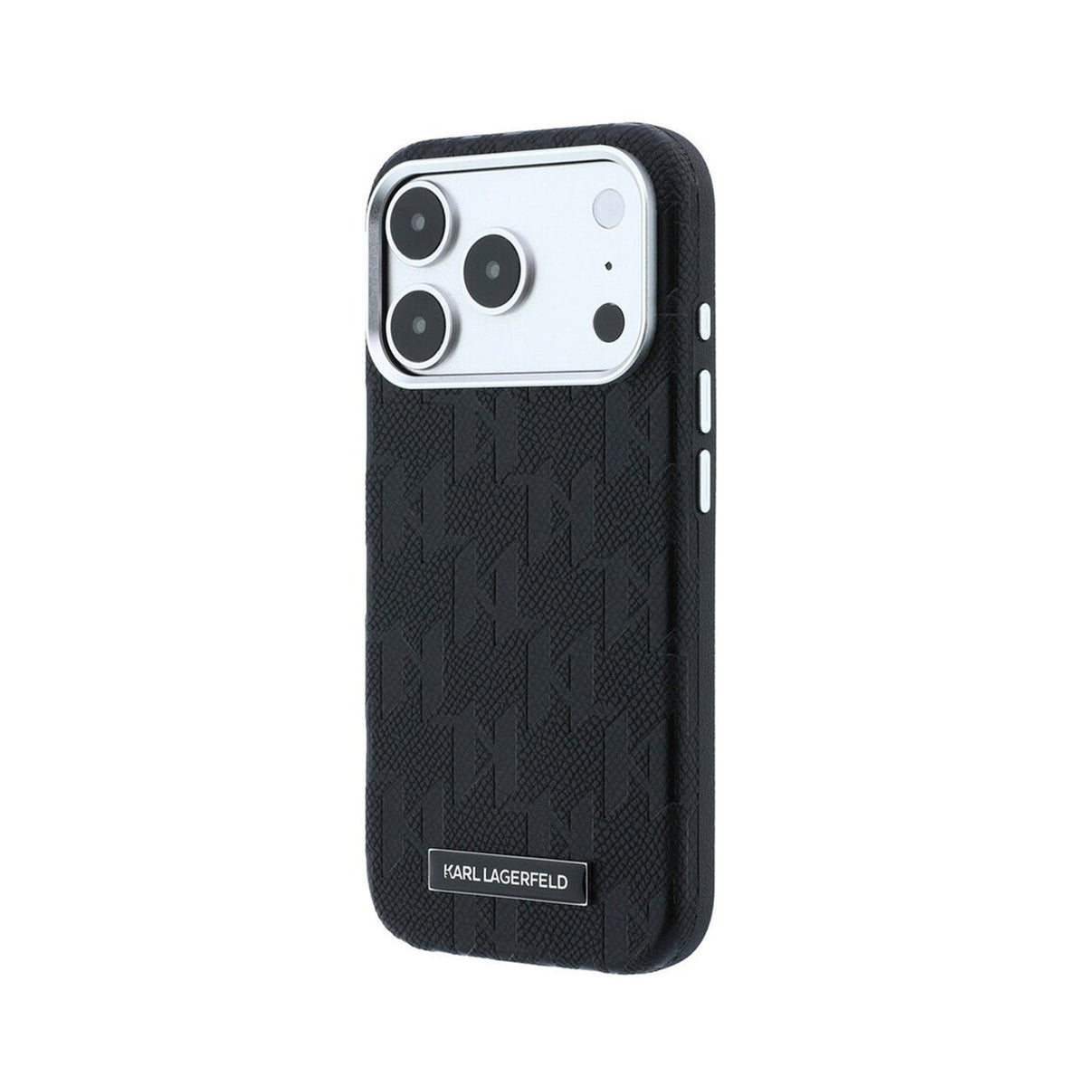 KARL LAGERFELD Funda para iPhone 17 Pro/18 Pro Compatible con MagSafe, Negro