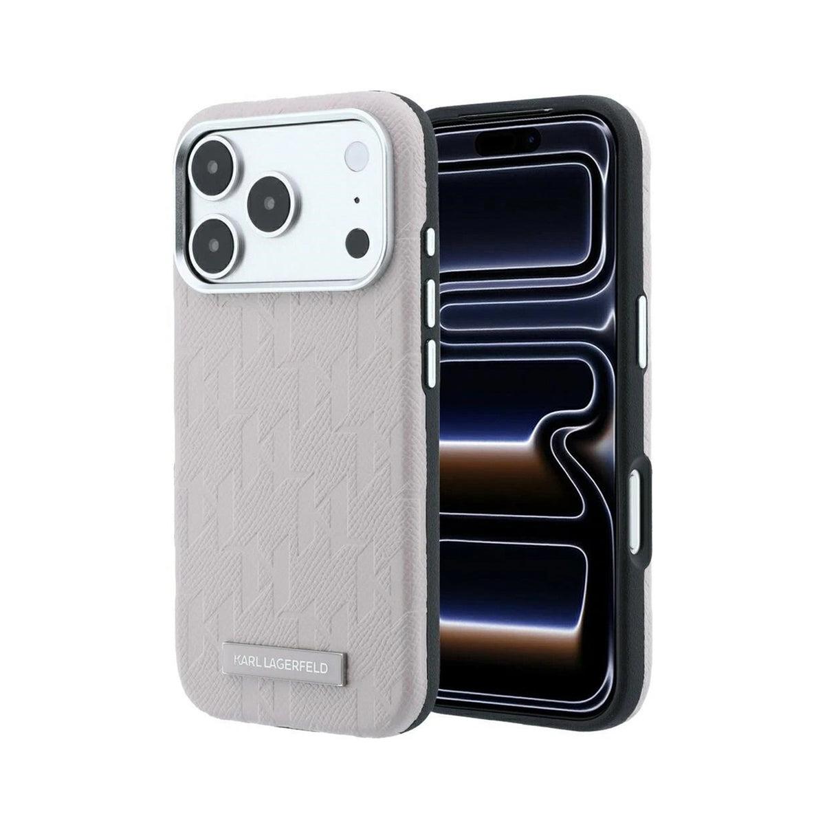 KARL LAGERFELD Funda para iPhone 17 Pro/18 Pro Compatible con MagSafe, Rosa
