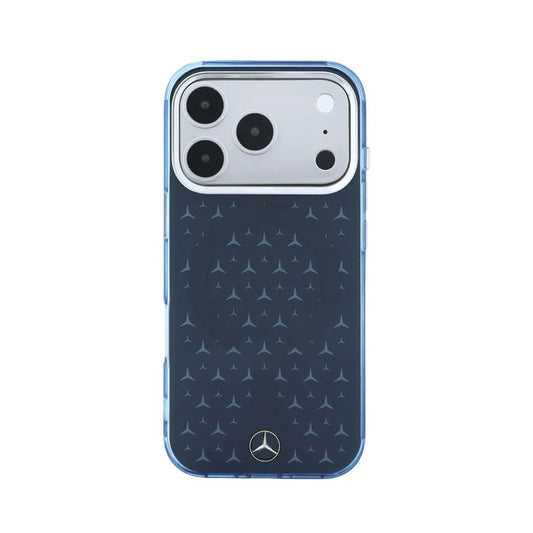 Mercedes-Benz Funda Exclusive para iPhone 17 Pro/18 Pro Compatible con MagSafe, Azul Marino