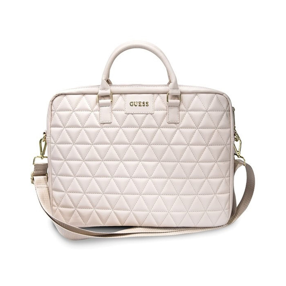 GUESS Maletín Acolchado para Portátil de 15", Rosa