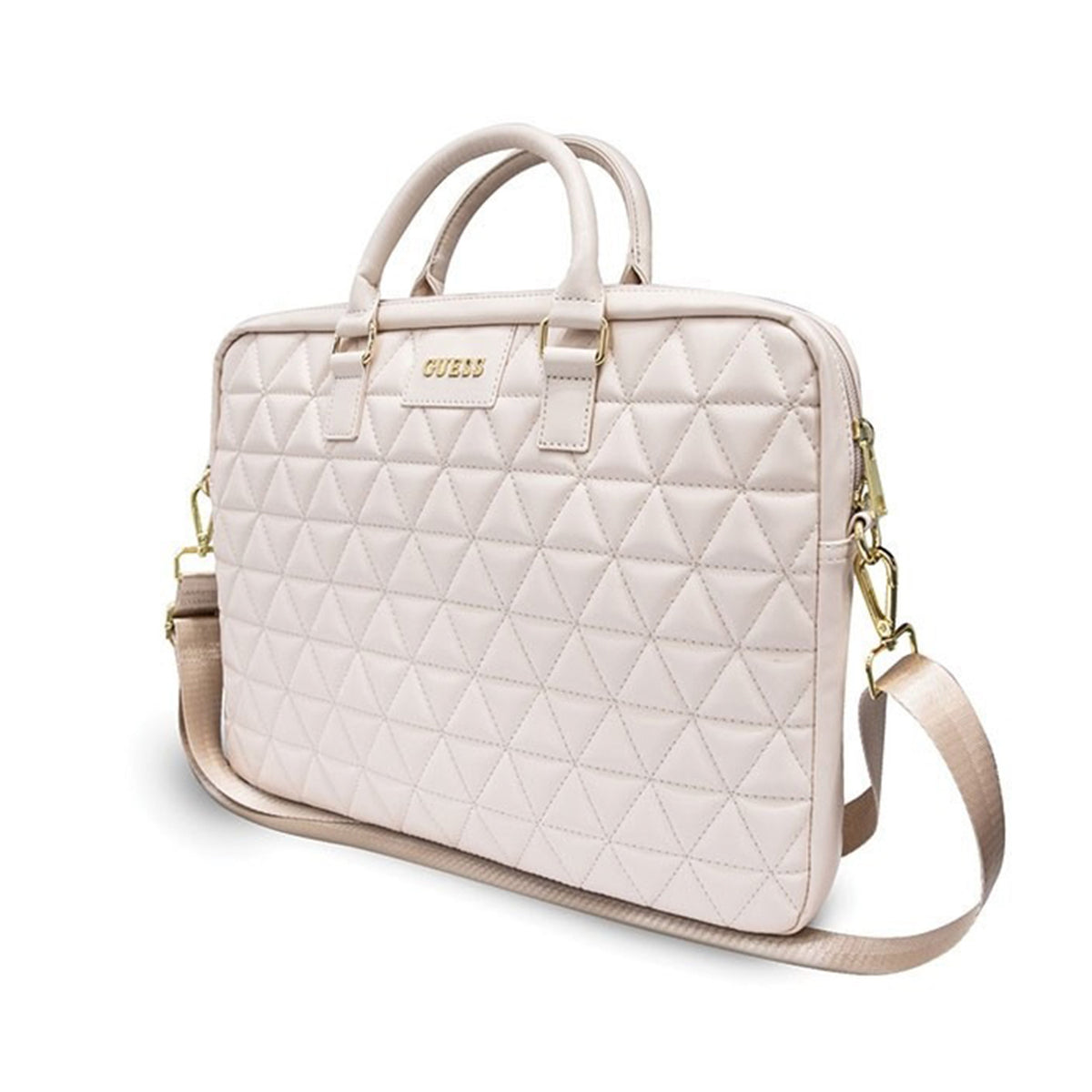GUESS Maletín Acolchado para Portátil de 15", Rosa