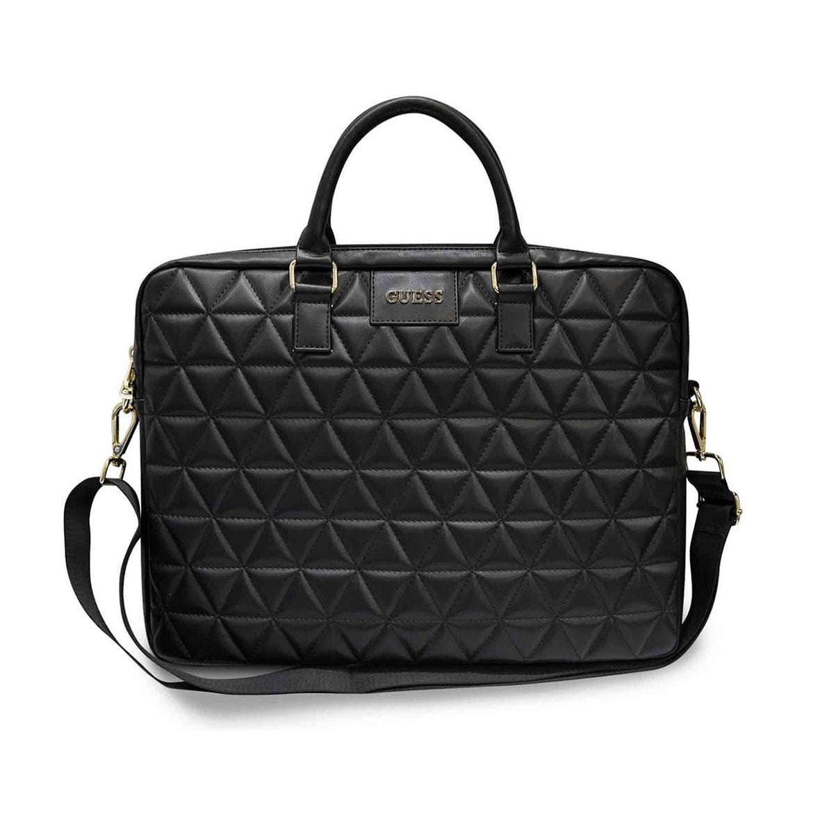 GUESS Maletín Acolchado para Portátil de 15", Negro