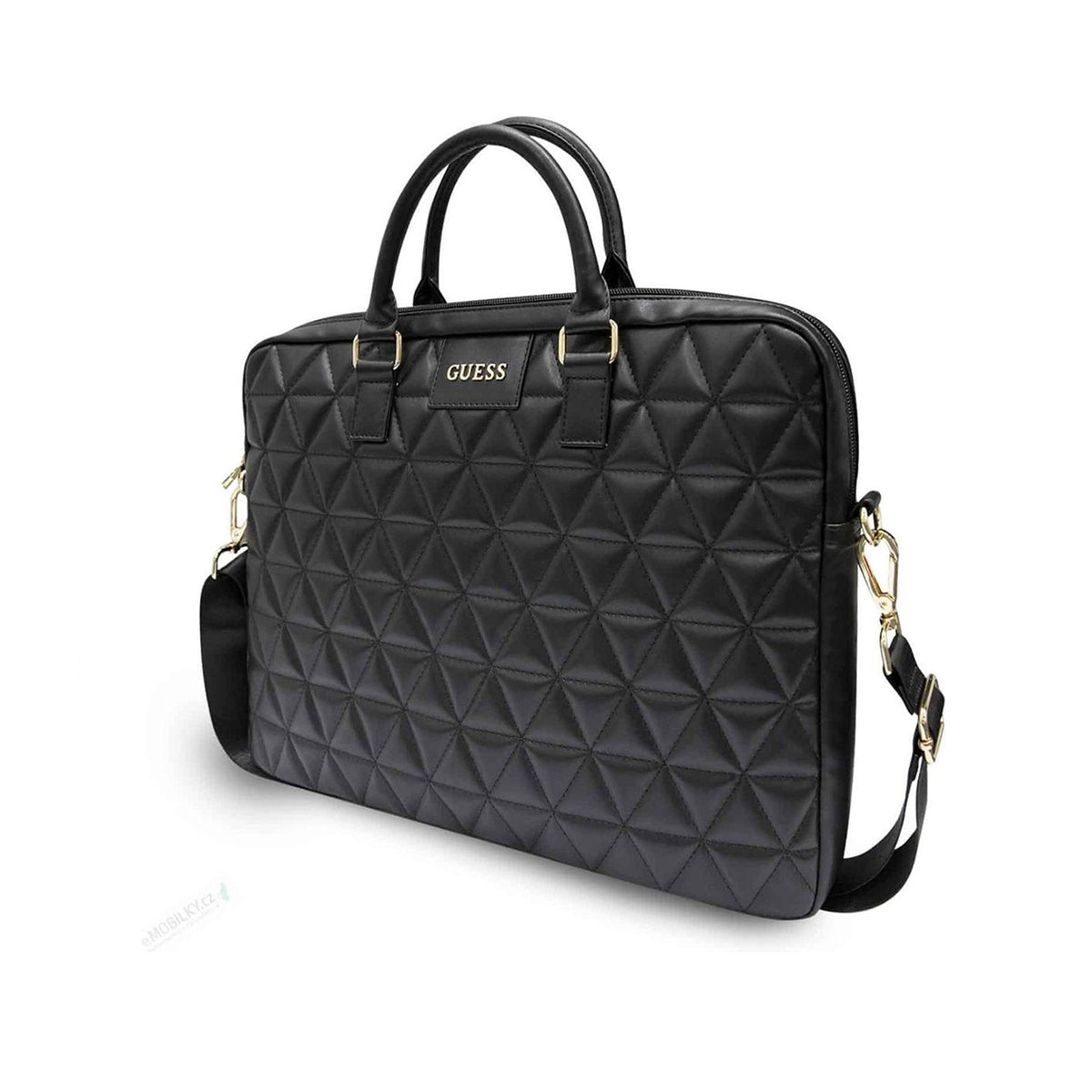 GUESS Maletín Acolchado para Portátil de 15", Negro