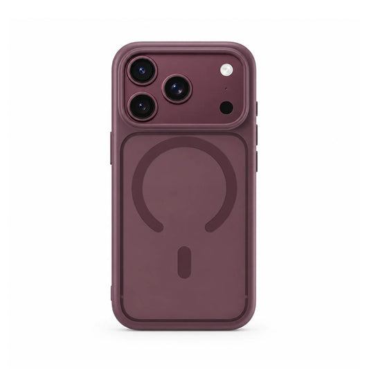 BLUEO Funda APE para iPhone 17 Pro/18 Pro Compatible con MagSafe, Burdeos