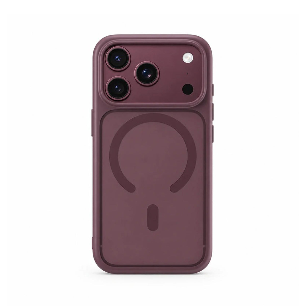 BLUEO Funda APE para iPhone 17 Pro Max/18 Pro Max Compatible con MagSafe, Burdeos
