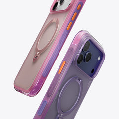 TORRAS Funda Ostand Q3 Air iPhone 17 Pro Neon Pink