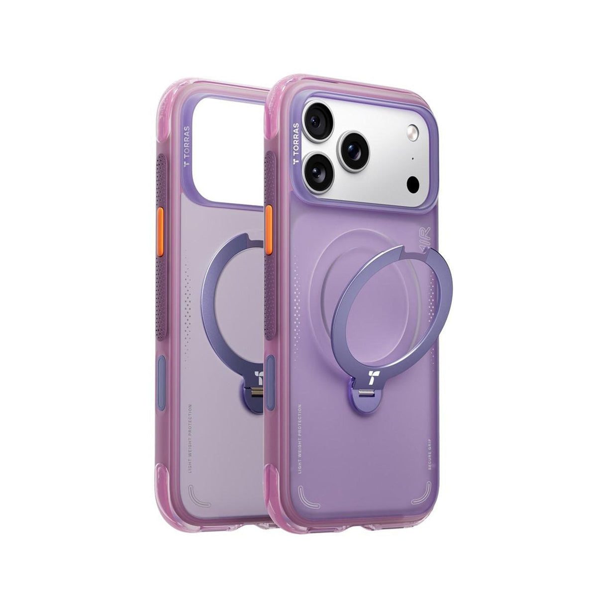 TORRAS Funda Ostand Q3 Air con Soporte para iPhone 17 Pro/18 Pro Compatible con MagSafe, Verde
