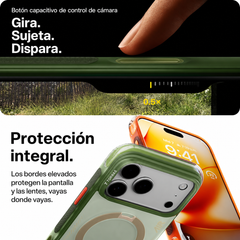 TORRAS Funda Ostand Q3 Air con Soporte para iPhone 17 Pro Max Compatible con MagSafe, Verde