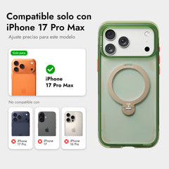 TORRAS Funda Ostand Q3 Air iPhone 17 Pro Max Verde