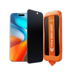 TORRAS Cristal Templado Privacidad con Kit de Alineación Guiada para iPhone 17 Pro Max, Negro