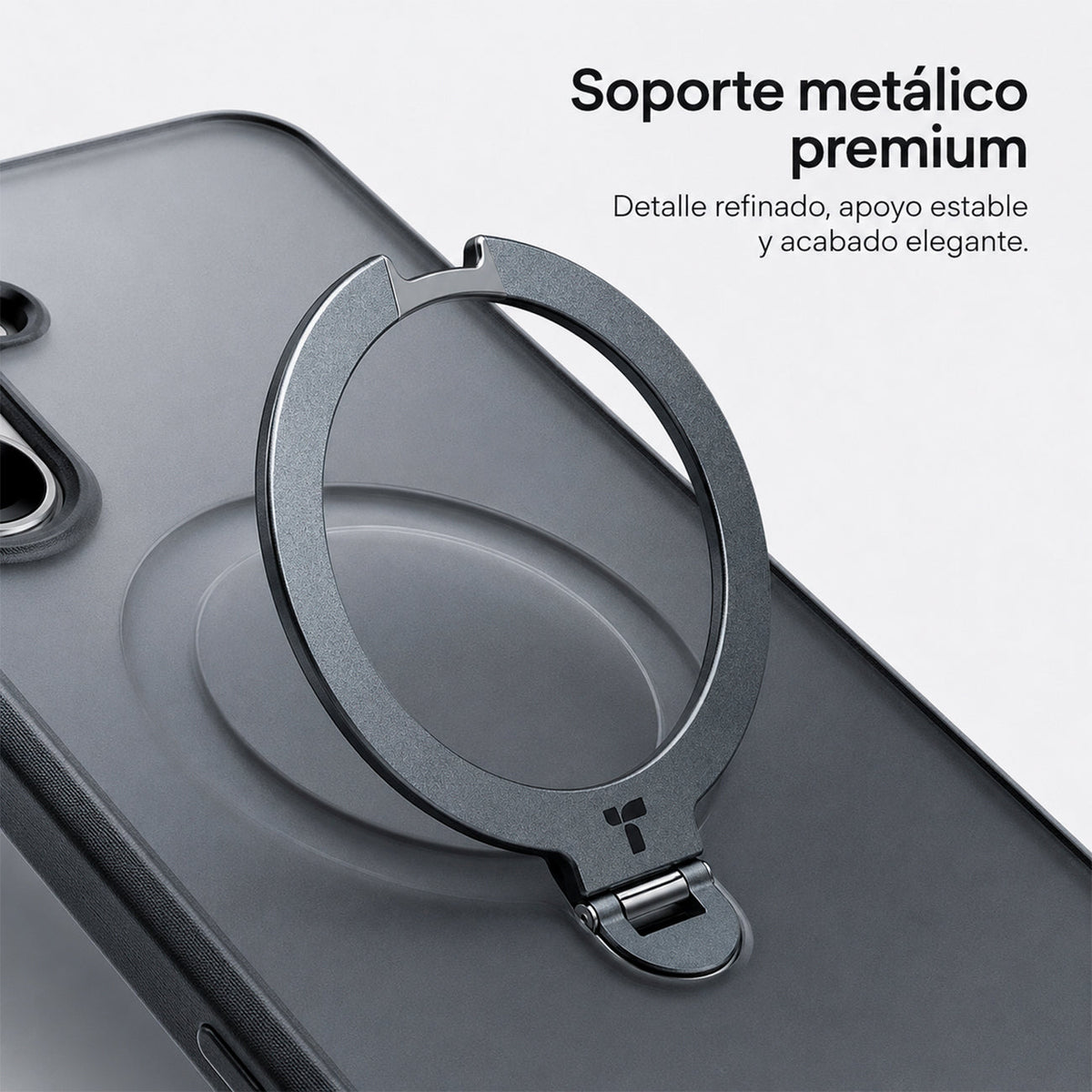 TORRAS Funda Ostand Spin Series con Soporte para Galaxy S26 con Anillo Magnético, Negro