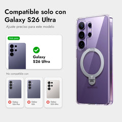 TORRAS Funda Ostand Spin Series Galaxy S26 Ultra Transparente