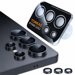 TORRAS Protector de Cámara LensGuard de Cristal Templado con Kit de Instalación para Galaxy S26 Ultra, Negro