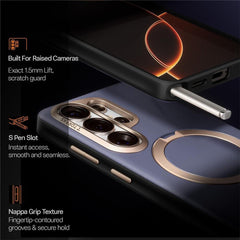 TORRAS Funda Ostand Spin VegSkin Series Galaxy S26 Ultra Dark Purple