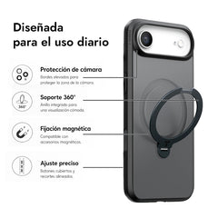 TORRAS Funda Ostand Spin Series iPhone Air Negro