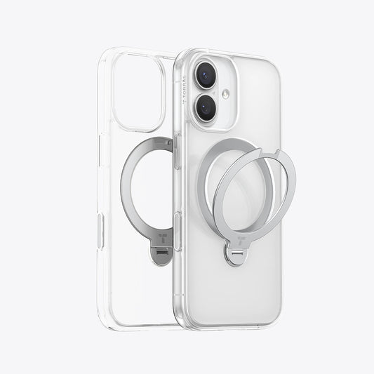 TORRAS Funda Ostand Spin Series iPhone 17 Transparente