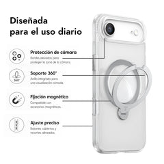 TORRAS Funda Ostand Spin Series iPhone Air Transparente