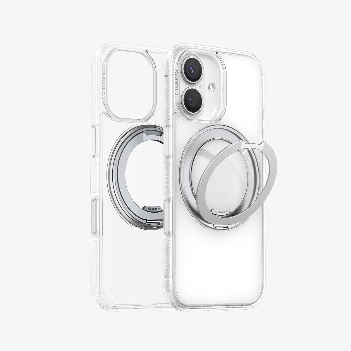 TORRAS Funda Ostand Pro Series con Soporte para iPhone 17 Compatible con MagSafe, Transparente