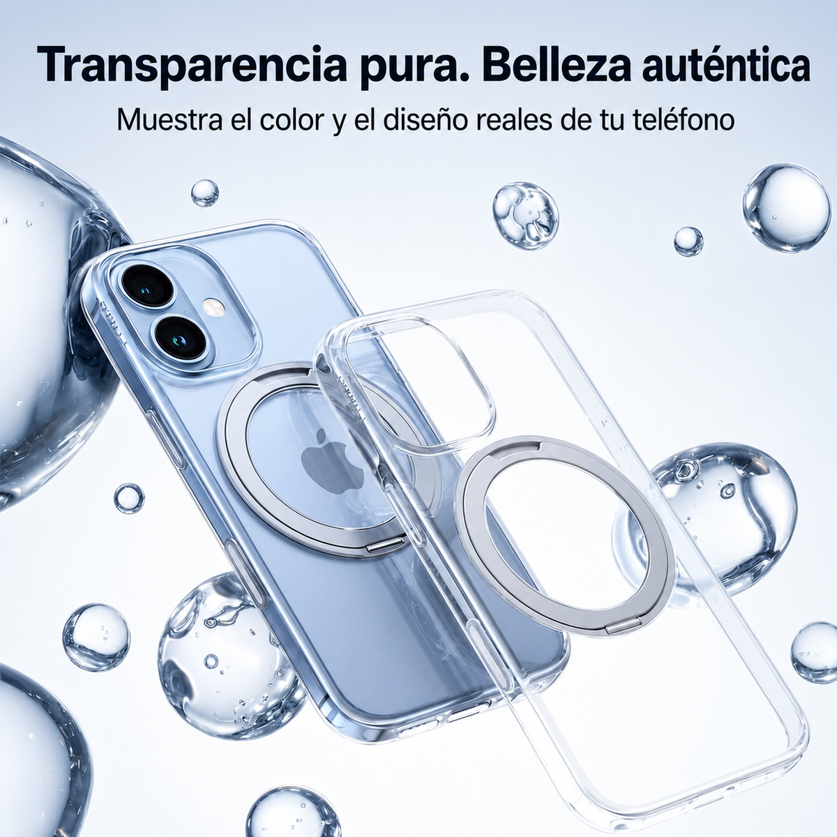 TORRAS Funda Ostand Pro Series con Soporte para iPhone 17 Compatible con MagSafe, Transparente