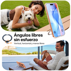 TORRAS Funda Ostand Pro Series iPhone 17 Pro Transparente