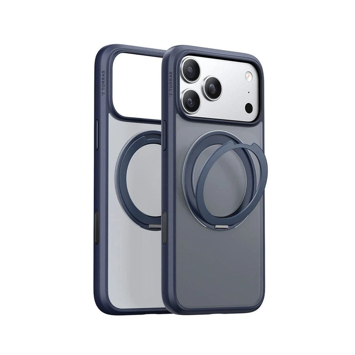 TORRAS Funda Ostand Pro Series con Soporte para iPhone 17 Pro/18 Pro Compatible con MagSafe, Azul Marino