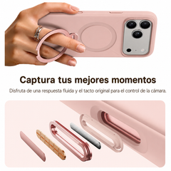 TORRAS Funda Ostand Spin Softune Series iPhone 17 Pro Rosa