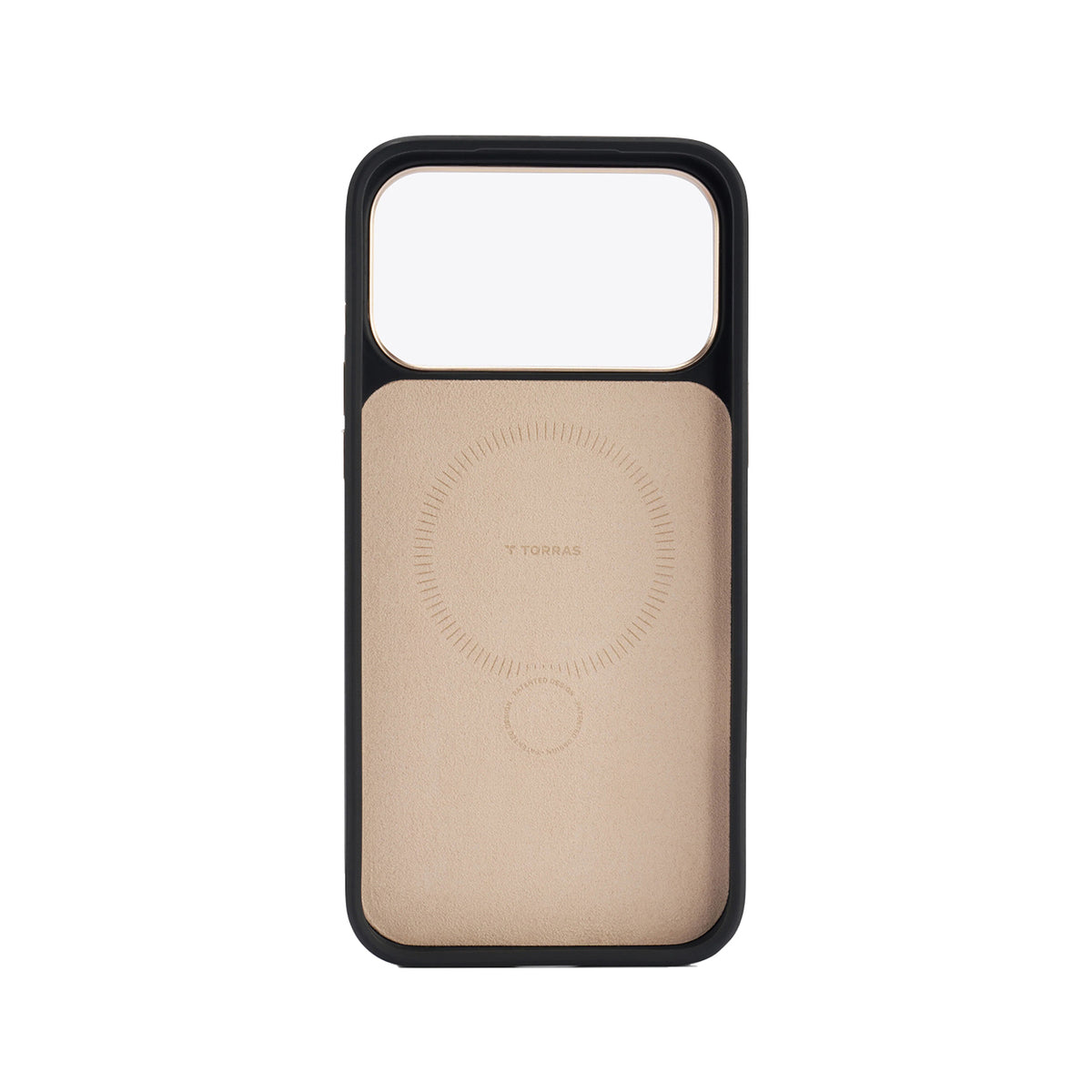 TORRAS Funda Ostand Spin VegSkin Series con Soporte para iPhone 17 Pro/18 Pro Compatible con MagSafe, Marrón