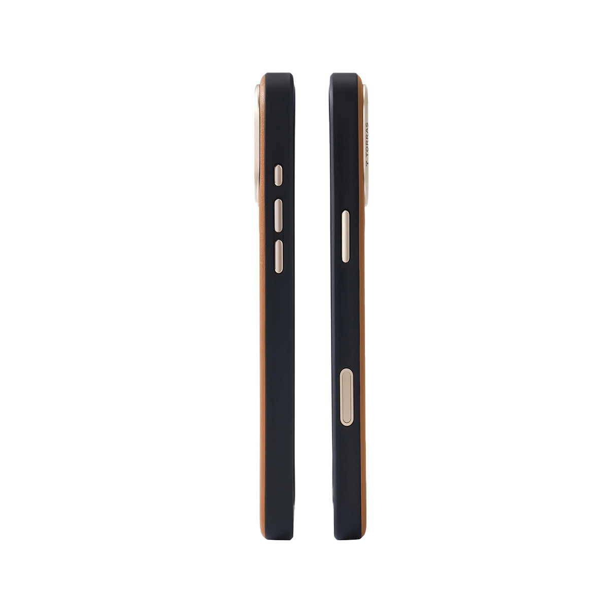 TORRAS Funda Ostand Spin VegSkin Series con Soporte para iPhone 17 Pro/18 Pro Compatible con MagSafe, Marrón