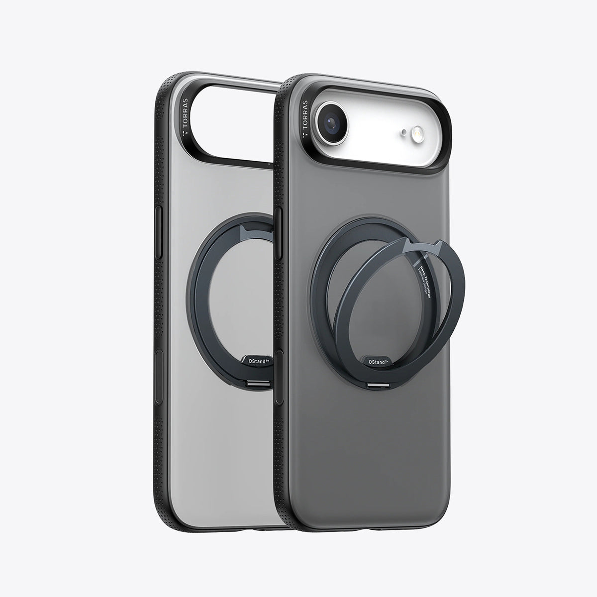 TORRAS Funda Ostand R Fitness Series con Soporte para iPhone Air Compatible con MagSafe, Negro