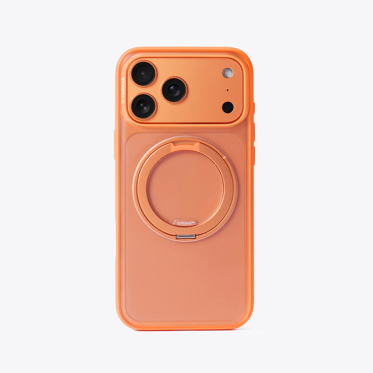 TORRAS Funda Ostand R Fitness Series con Soporte para iPhone 17 Pro Max/18 Pro Max Compatible con MagSafe, Naranja