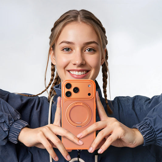 TORRAS Funda Ostand R Fitness Series iPhone 17 Pro Max Naranja