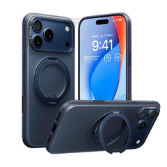 TORRAS Funda Ostand R Fitness Series con Soporte para iPhone 17 Pro Max Compatible con MagSafe, Azul Marino