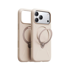 TORRAS Funda Ostand Spin Softune Series iPhone 17 Pro Dessert Gold