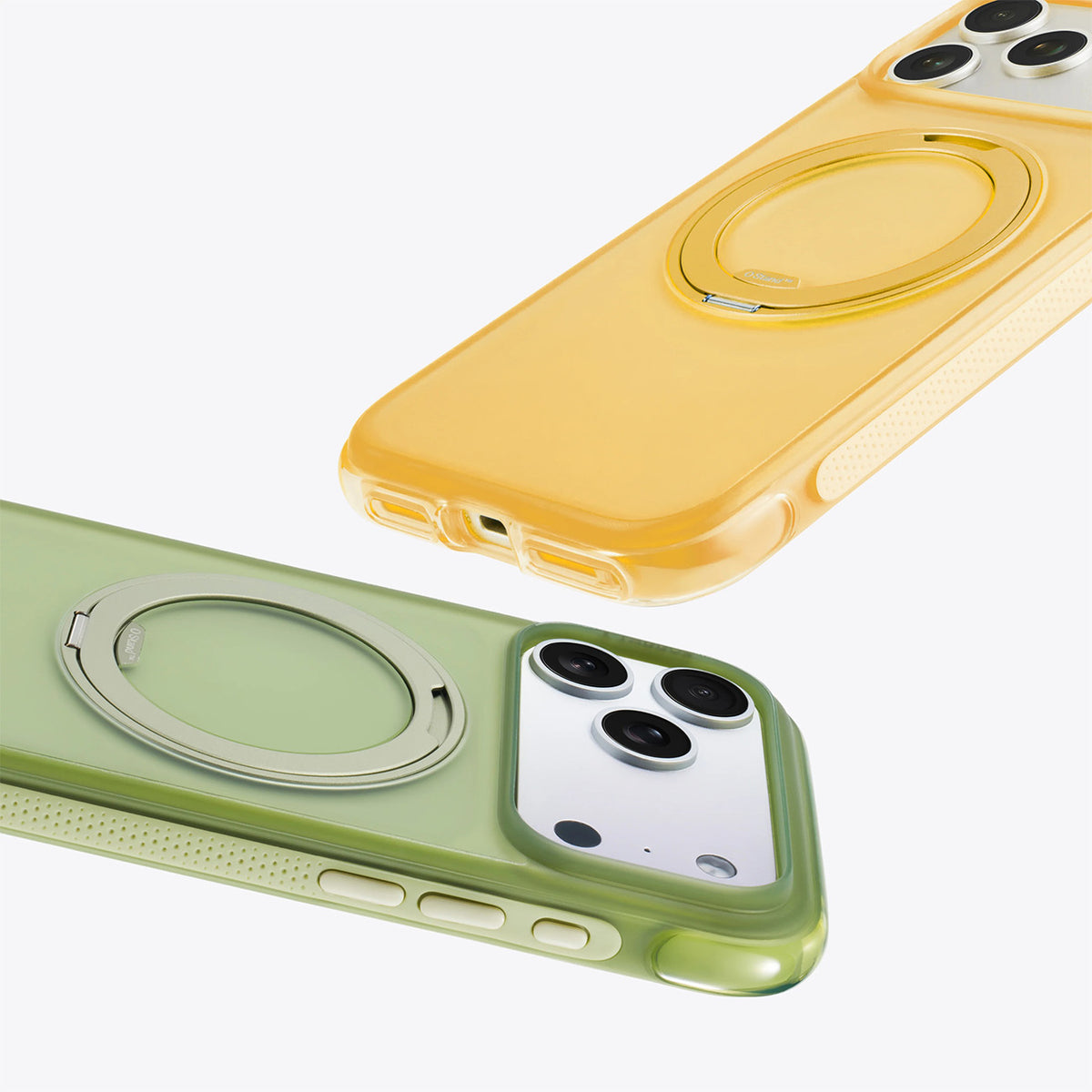 TORRAS Funda O3 Air con Soporte Giratorio para iPhone 17 Pro Max/18 Pro Max Compatible con MagSafe, Verde Bosque