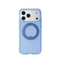 TORRAS Case for iPhone 17 Pro Max - MagSafe Compatible Case with Rotatable Stand O3 Air Island Blue, Protection and Precise Fit