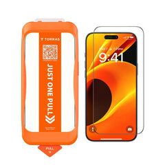 TORRAS Cristal Templado con Kit de Alineación Guiada para iPhone 17 Pro Max, Transparente