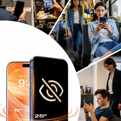 TORRAS Cristal Templado Privacidad con Kit de Alineación Guiada para iPhone 17, Negro