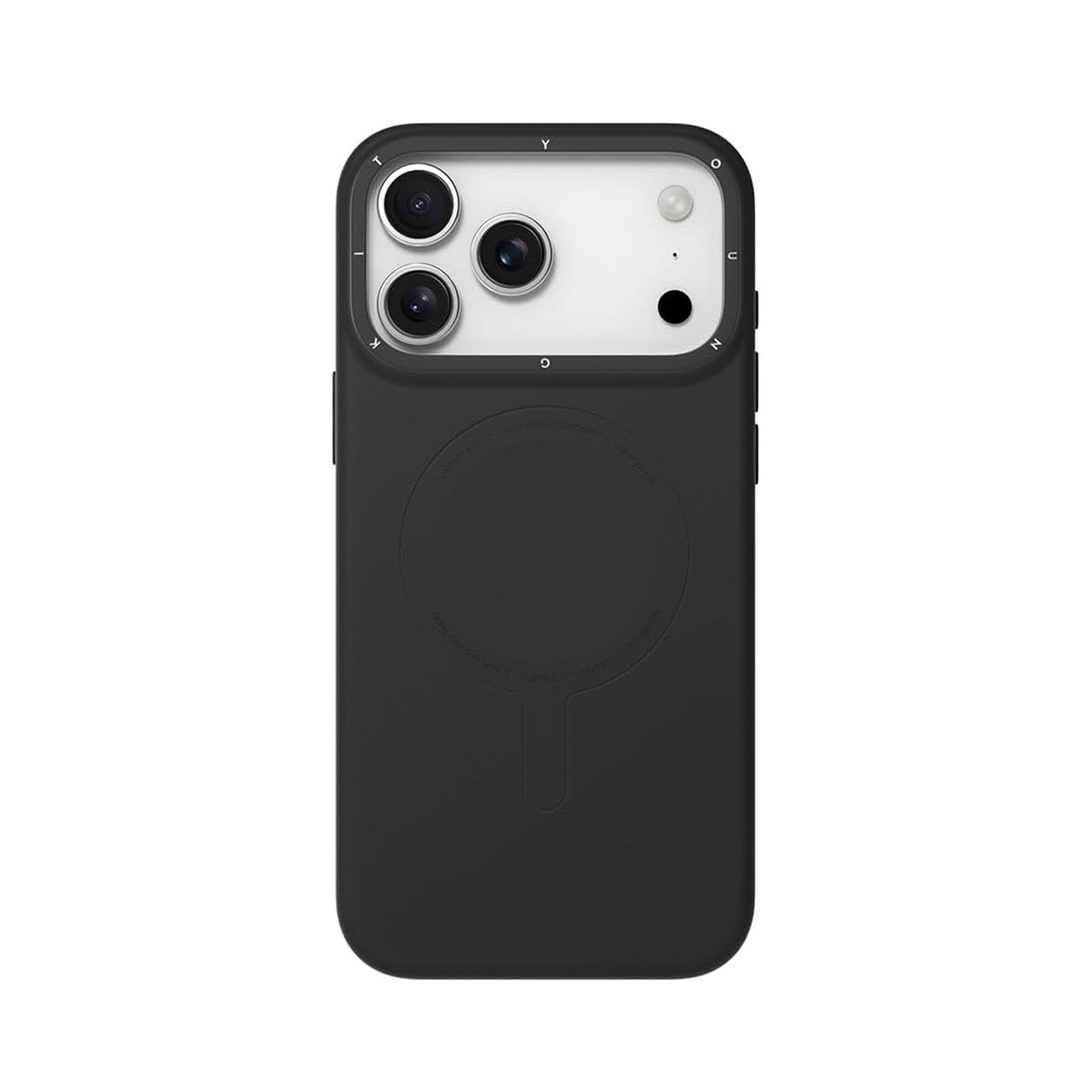 YOUNGKIT Funda Touch para iPhone 17 Pro/18 Pro Compatible con MagSafe, Negro Tinta