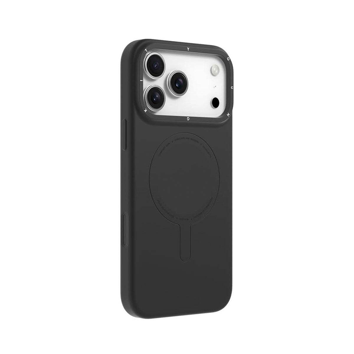YOUNGKIT Funda Touch para iPhone 17 Pro/18 Pro Compatible con MagSafe, Negro Tinta