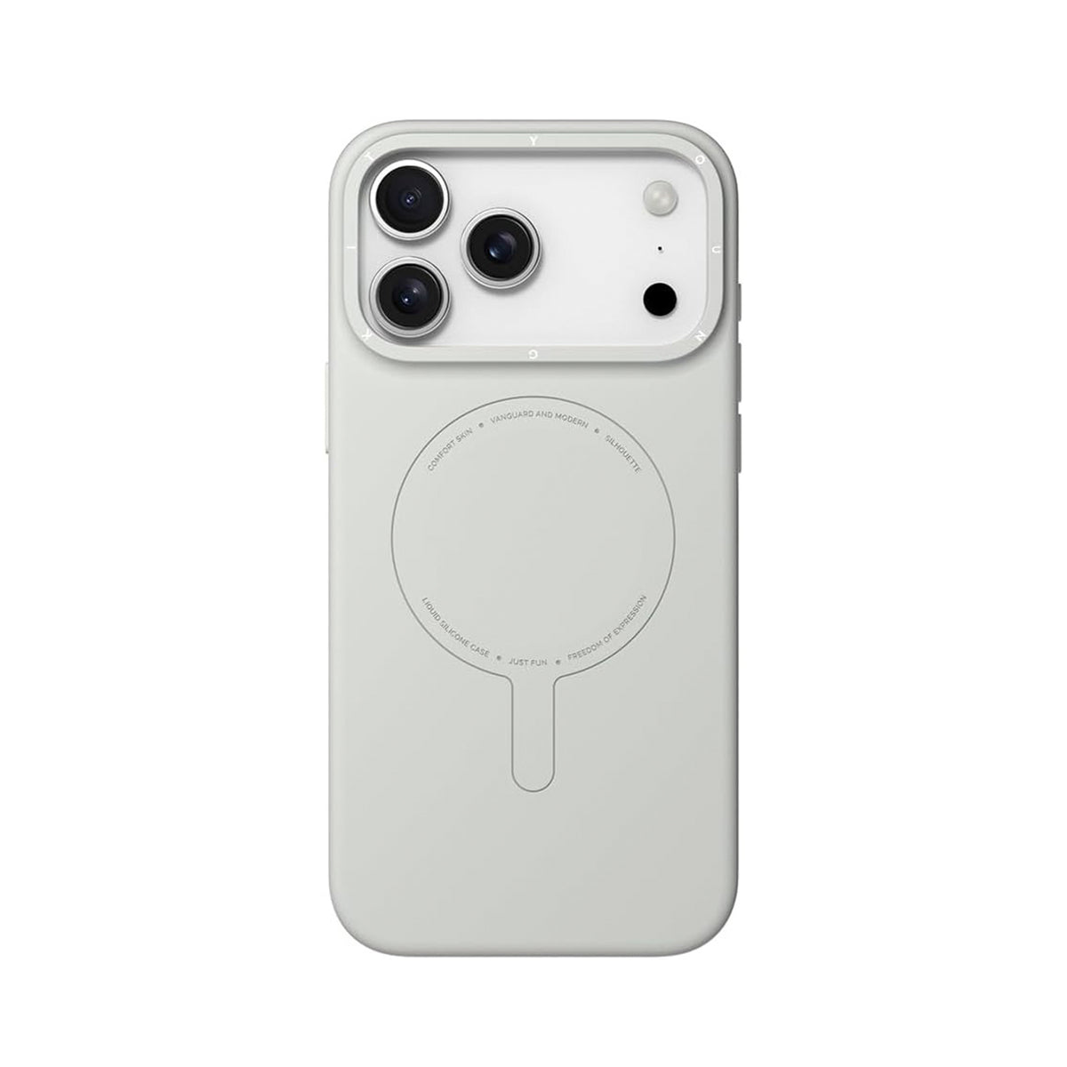 YOUNGKIT Funda Touch para iPhone 17 Pro/18 Pro Compatible con MagSafe, Blanco Nieve