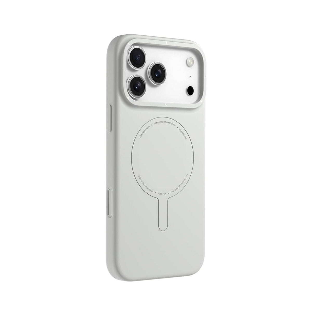 YOUNGKIT Funda Touch para iPhone 17 Pro/18 Pro Compatible con MagSafe, Blanco Nieve