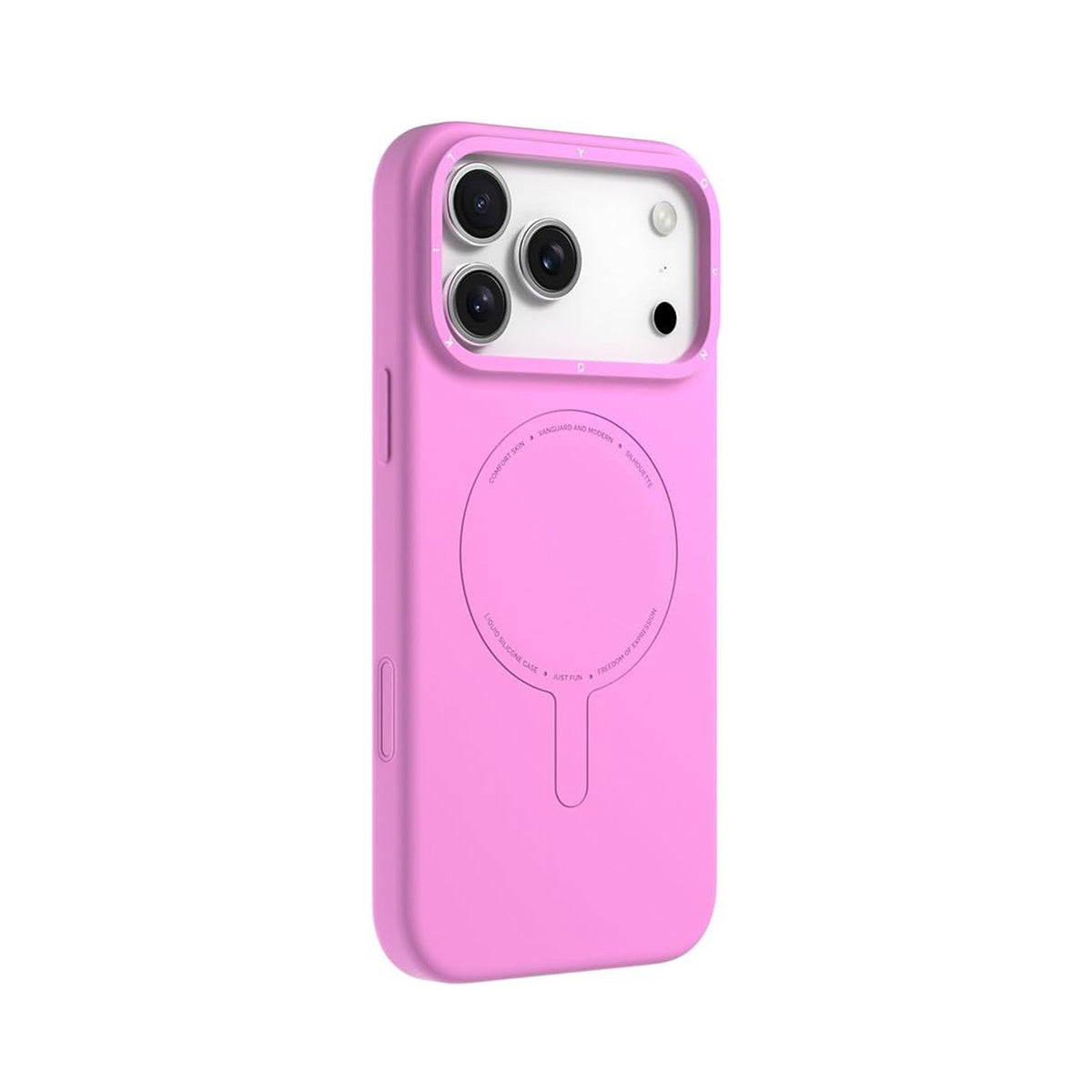 YOUNGKIT Funda Touch para iPhone 17 Pro/18 Pro Compatible con MagSafe, Rosa