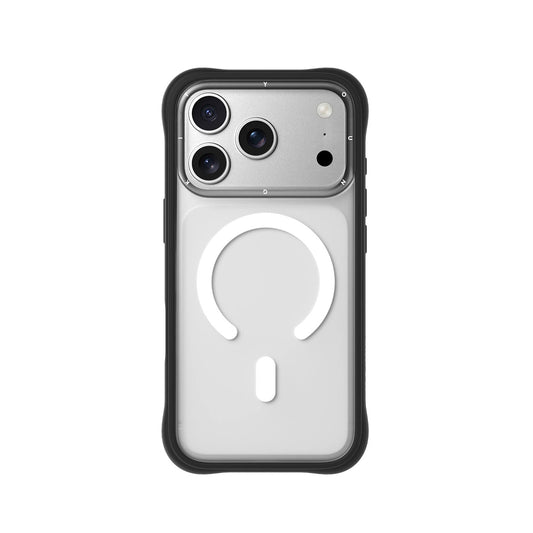 YOUNGKIT Case for iPhone 17 Pro Max – Dynamic II Magnetic Case Clear Black Silicone, Modern Design and Precise Fit