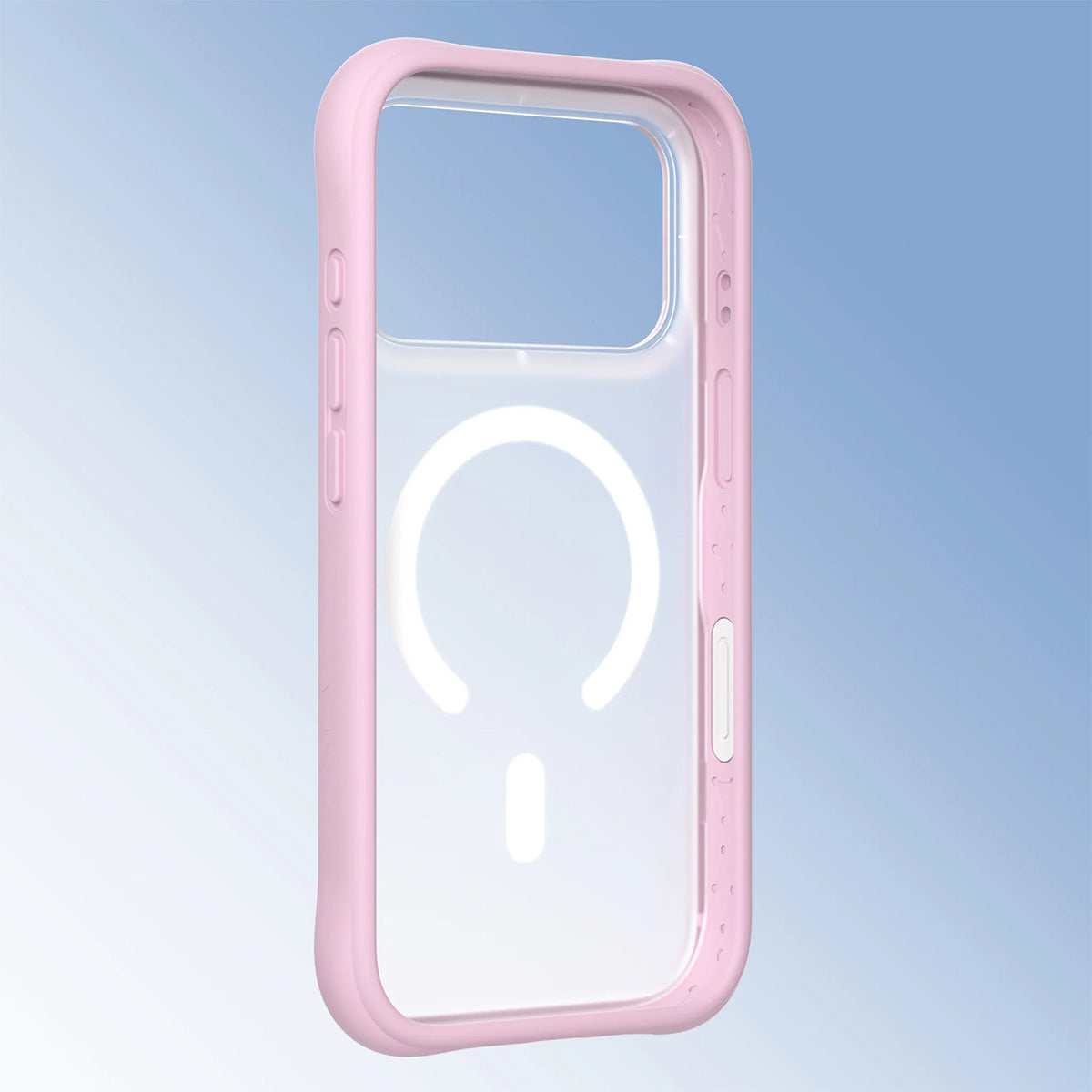 YOUNGKIT Funda Dynamic II para iPhone 17 Pro Max/18 Pro Max Compatible con MagSafe, Transparente Rosa