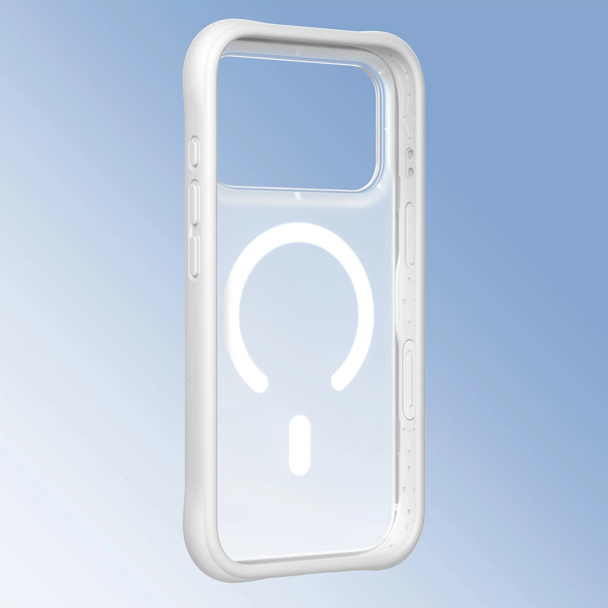 YOUNGKIT Funda Dynamic II para iPhone 17 Pro/18 Pro Compatible con MagSafe, Transparente Blanca
