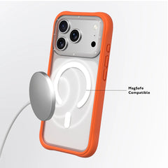 YOUNGKIT Case for iPhone 17 Pro Max – Dynamic II Magnetic Transparent White Silicone Case, Modern Design and Precise Fit