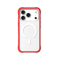 YOUNGKIT Case for iPhone 17 Pro Max – Dynamic II Transparent Red Magnetic Silicone Case, Modern Design and Precise Fit
