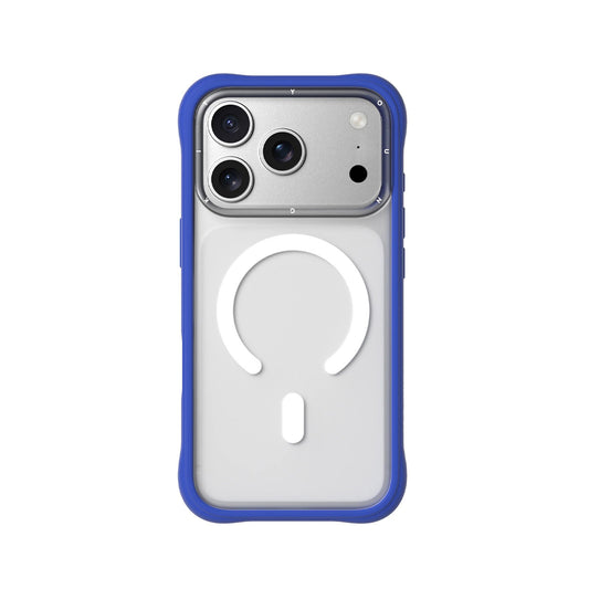YOUNGKIT Case for iPhone 17 Pro Max - Magnetic Dynamic II Transparent Klein Blue Silicone Case, Modern Design and Precise Fit