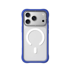 YOUNGKIT iPhone 17 Pro Case – Dynamic II Magnetic Transparent Klein Blue Silicone, Modern Design and Precise Fit